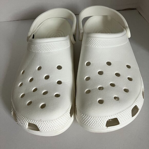 Crocs Men's US 12 White Clogs Comfort Style Waterproof. - Picture 1 of 9
